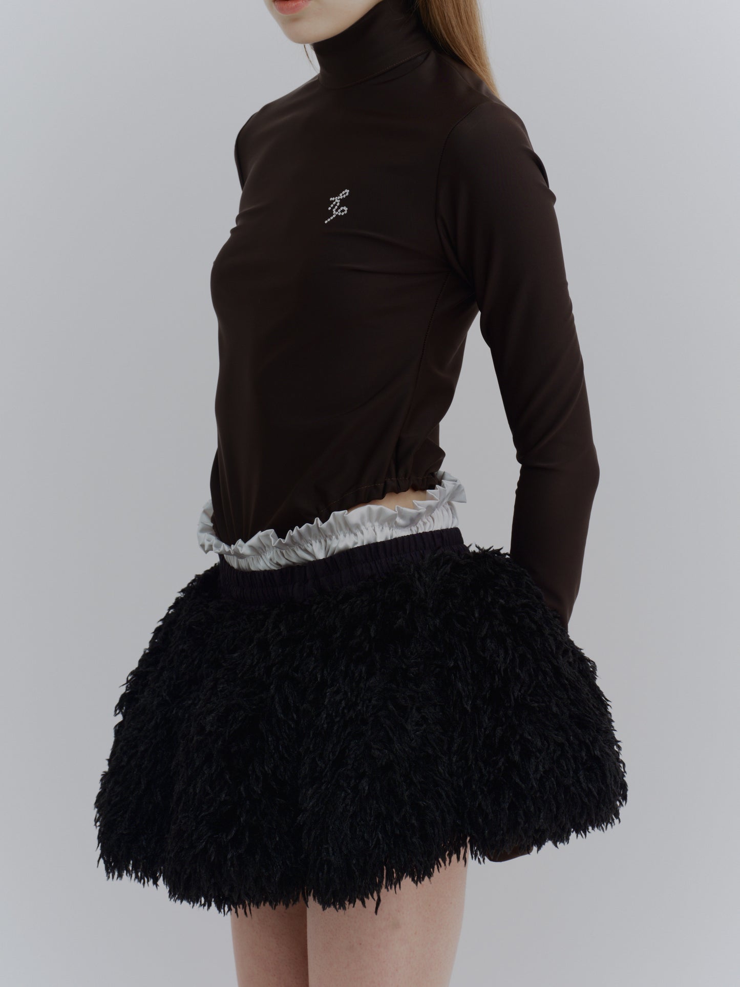 "Mira" bodysuit with rhinestone