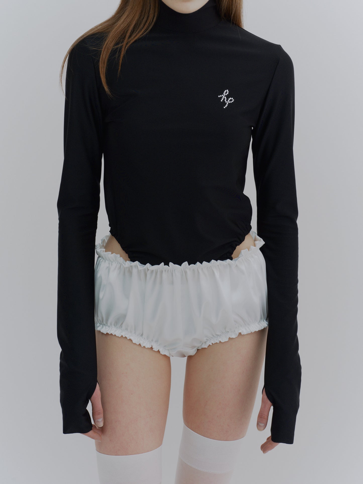 "Mira" bodysuit with rhinestone