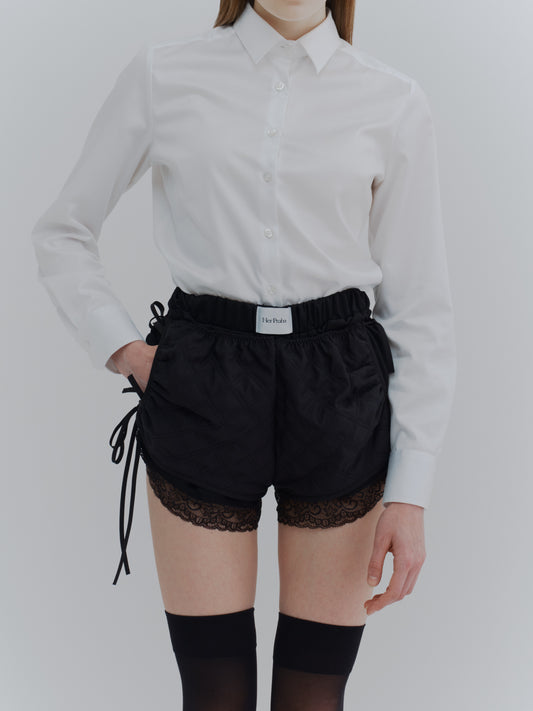 "Irene" quilted lingerie short pants