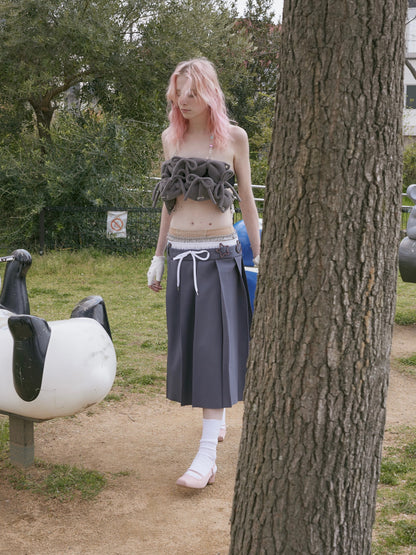 "Cindy" padded knot bustier