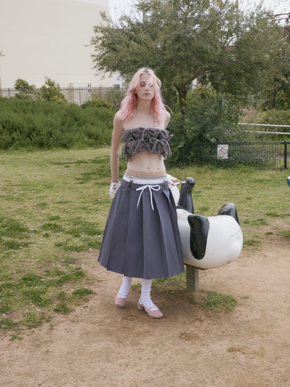 "Cindy" padded knot bustier