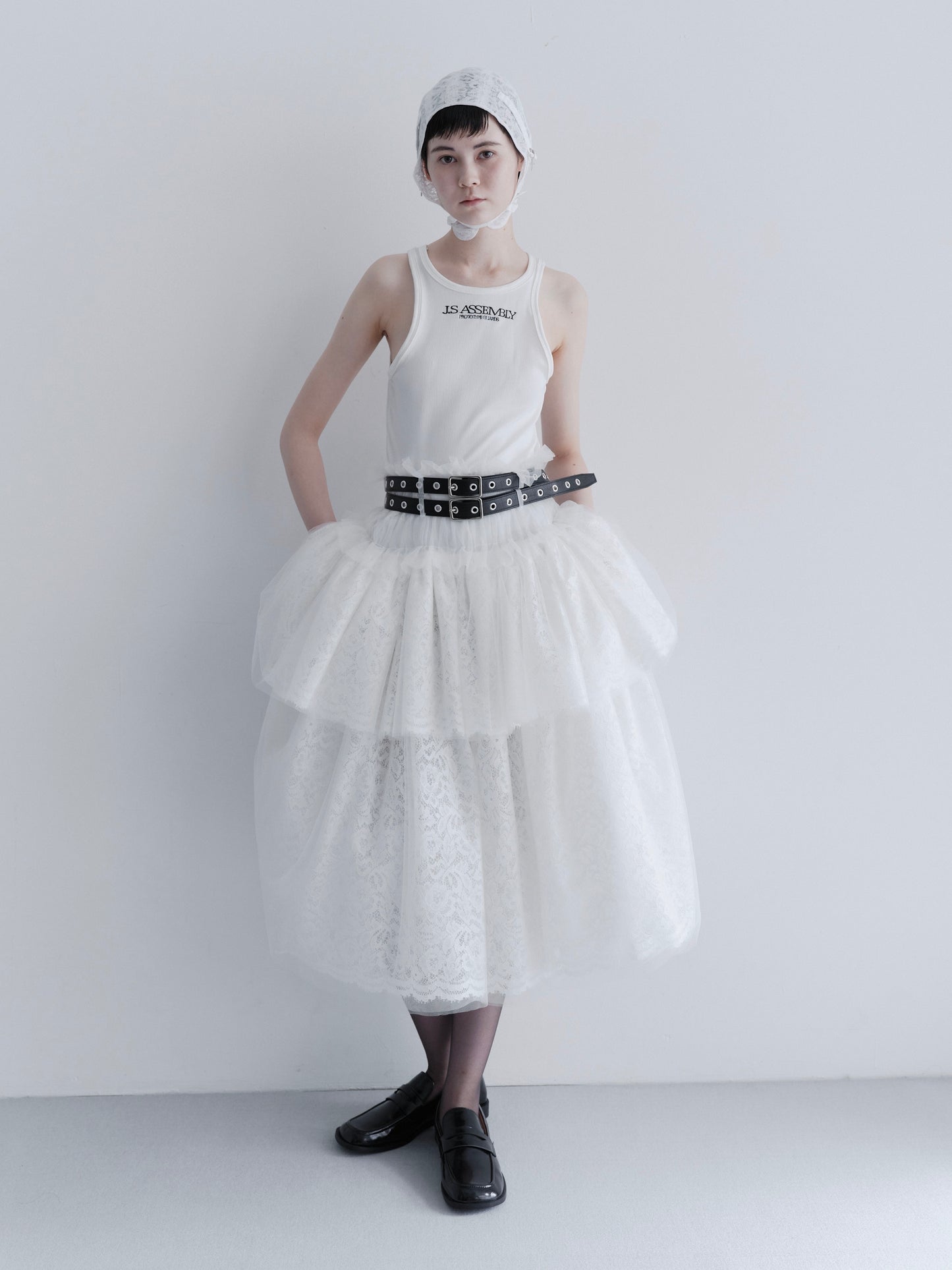 Eyelet couture dress